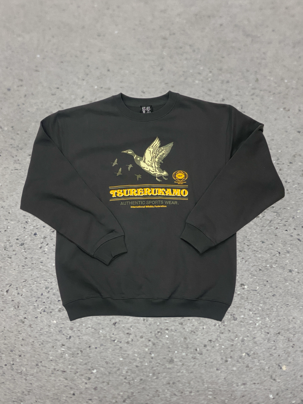 2026S/S 髭髭倶楽部 釣れるカモ スウェット スミ