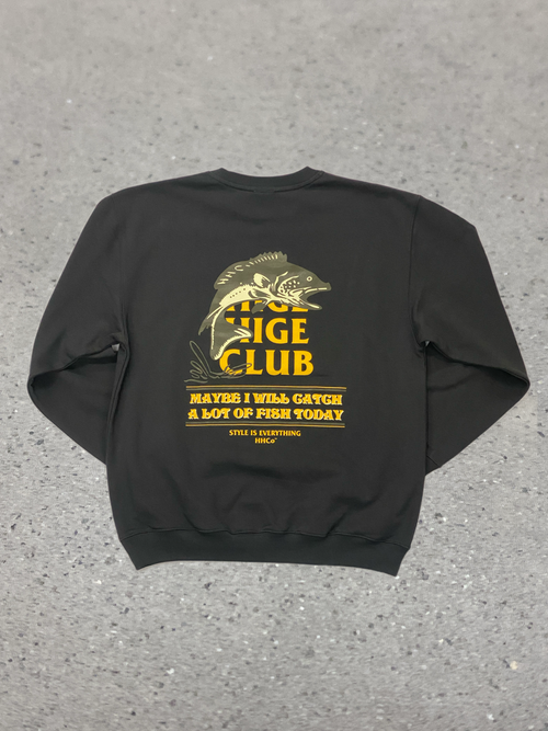 2026S/S 髭髭倶楽部 釣れるカモ スウェット スミ