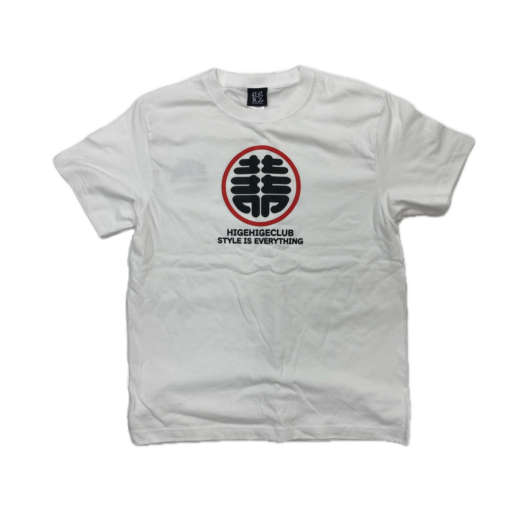 髭髭ロゴTシャツ