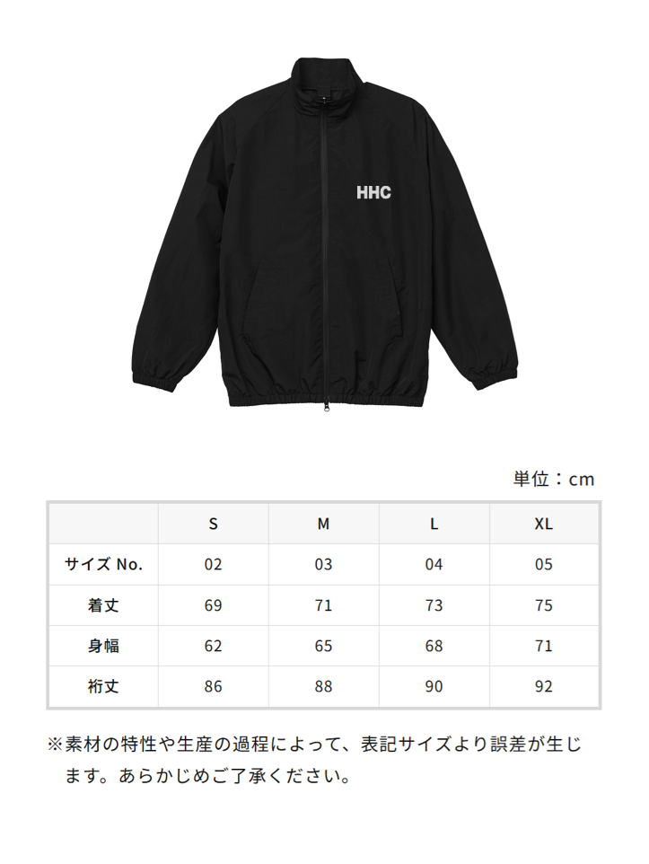 2026S/S 髭髭倶楽部 釣れるカモ トレーニングジャケット ブラック