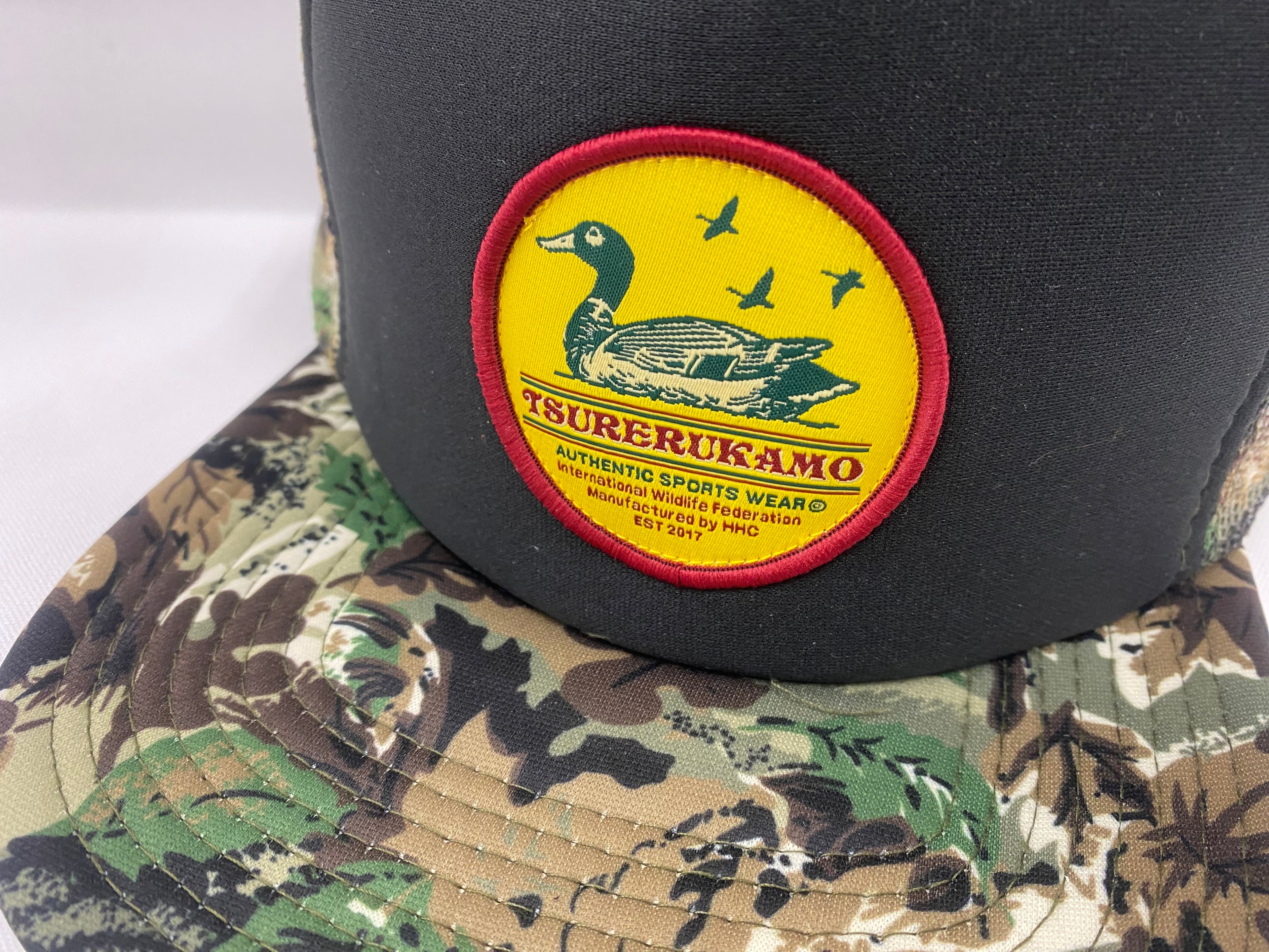 2026S/S 髭髭倶楽部 釣れるカモ CAP カモフラージュ