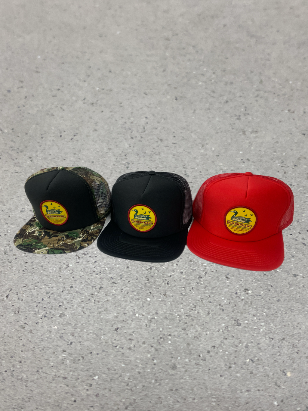 2026S/S 髭髭倶楽部 釣れるカモ CAP ブラック