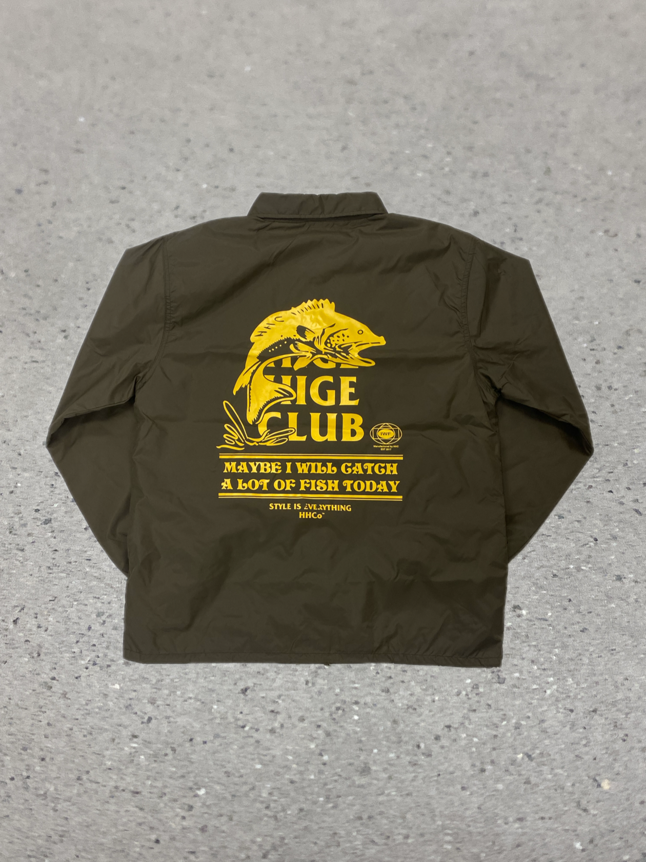 2026S/S 髭髭倶楽部 釣れるカモ コーチジャケット ブラウン