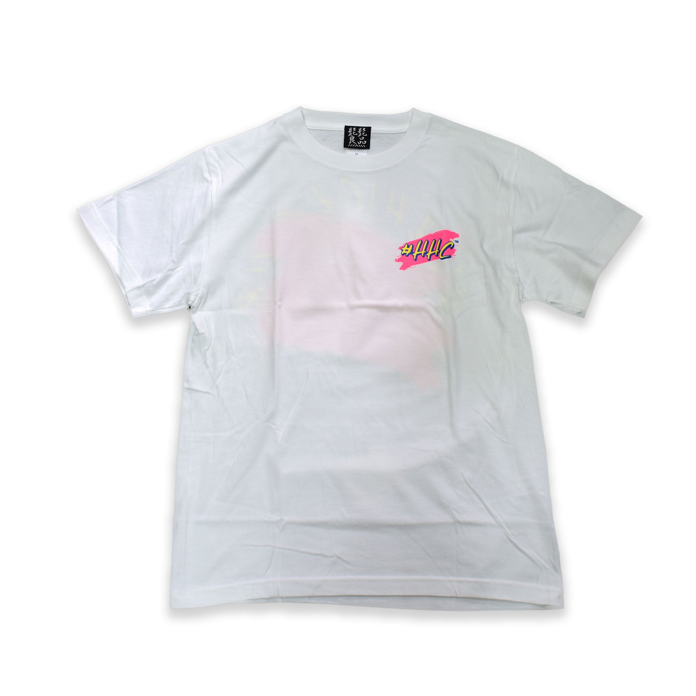 髭髭ネオンカラーバス Tシャツ