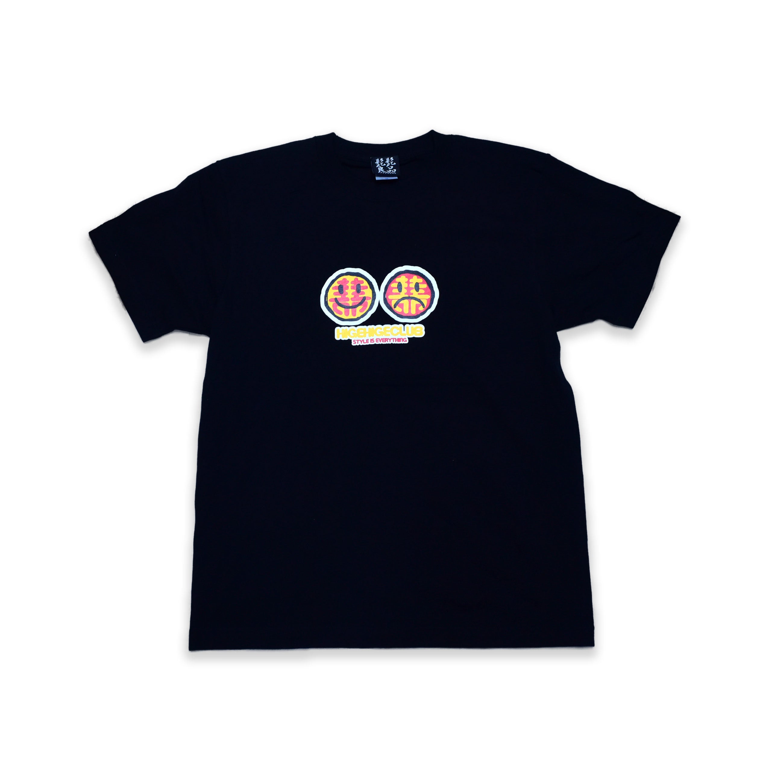 髭髭 TWO FACE Tシャツ