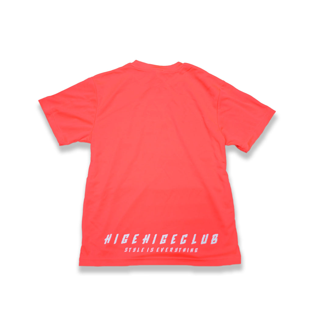 髭髭蛍光ドライTシャツ