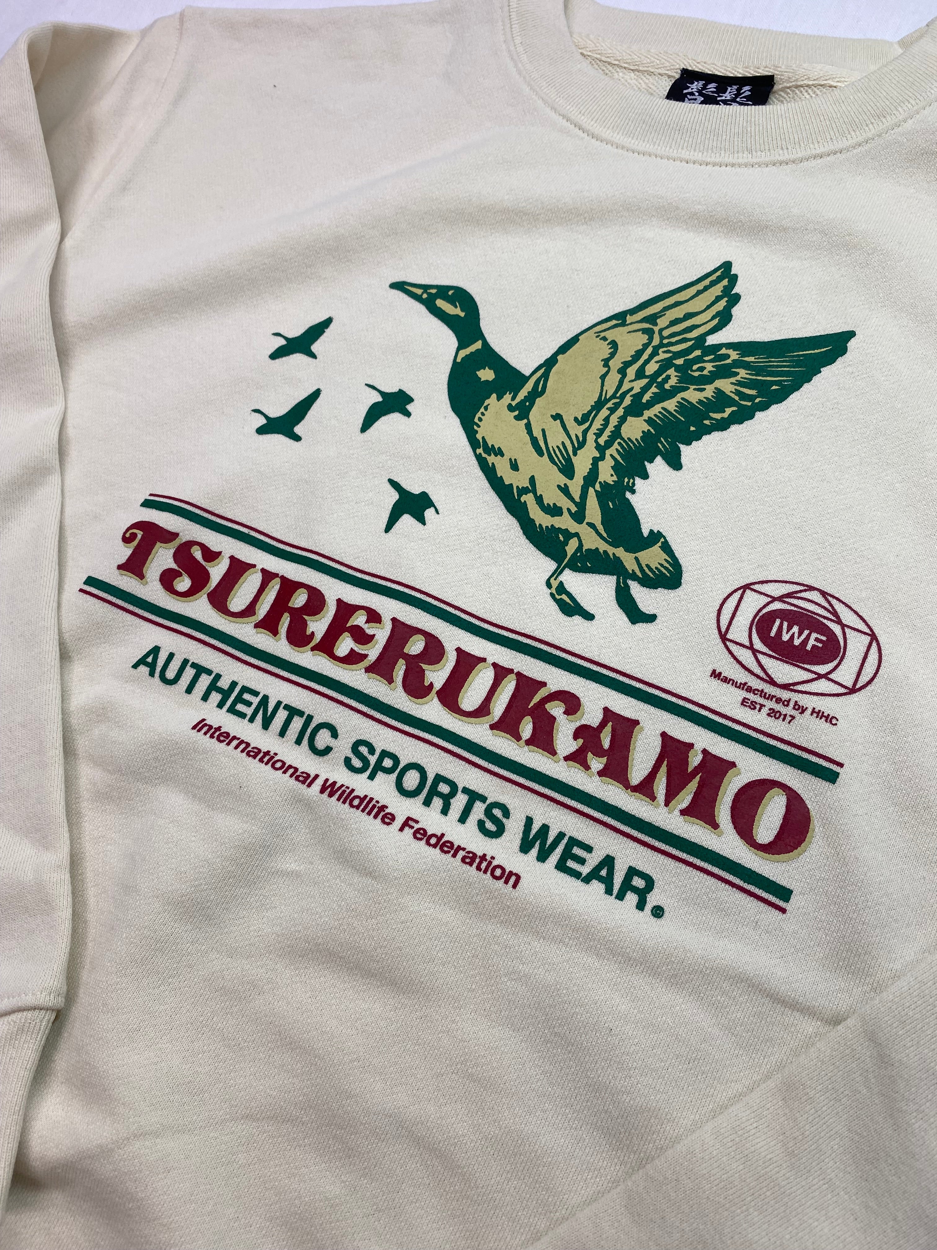 2026S/S 髭髭倶楽部 釣れるカモ スウェット ナチュラル