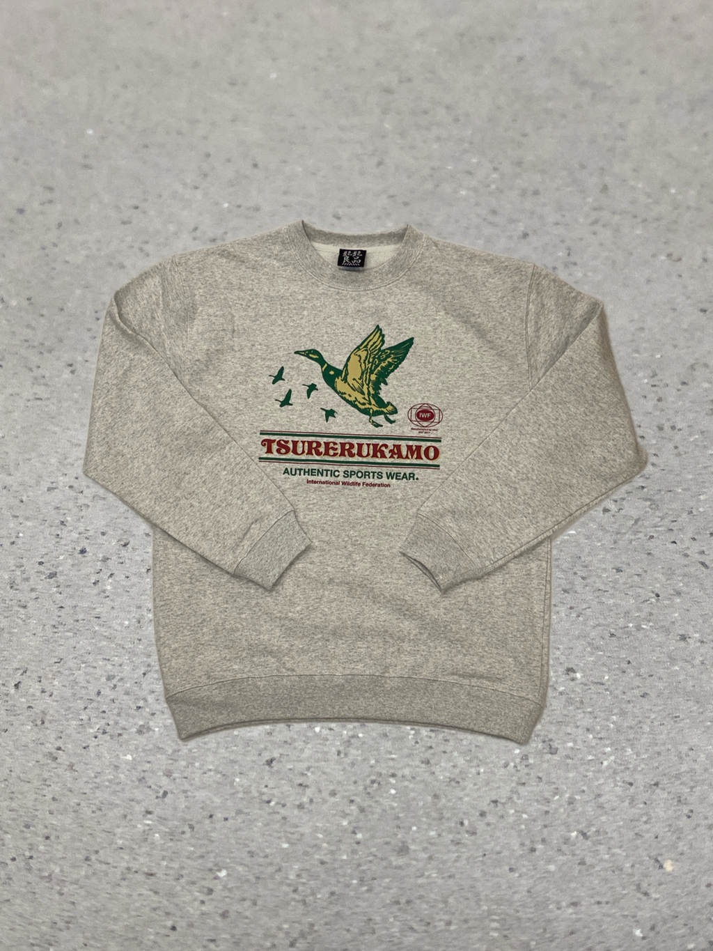 2026S/S 髭髭倶楽部 釣れるカモ スウェット アッシュ