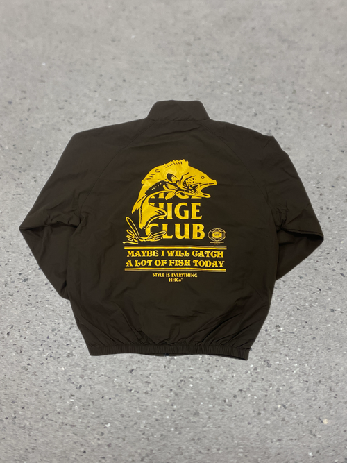 2026S/S 髭髭倶楽部 釣れるカモ トレーニングジャケット ブラウン