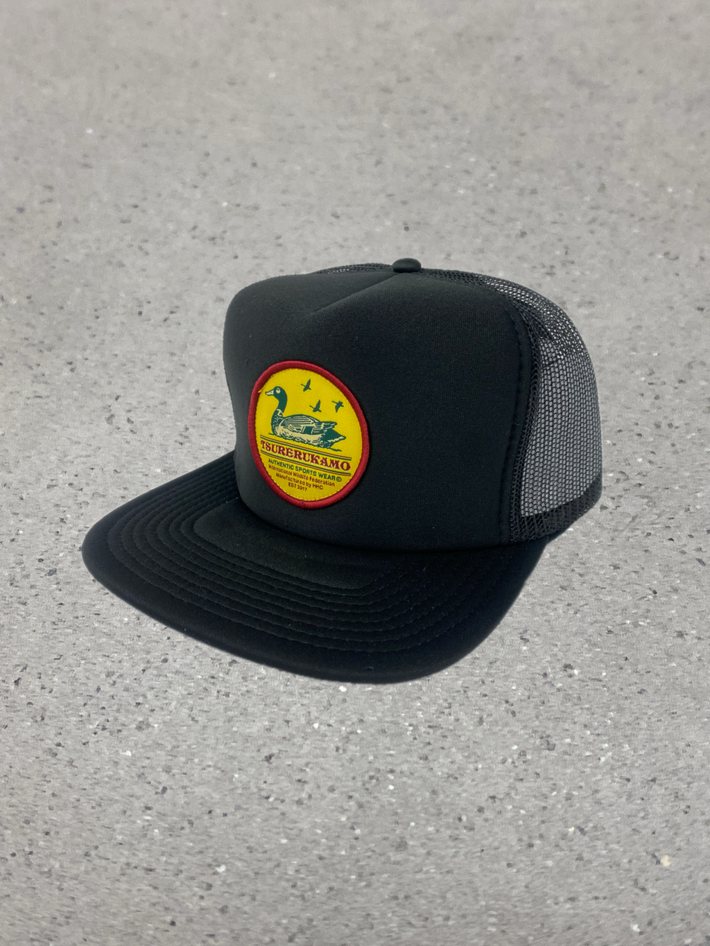 2026S/S 髭髭倶楽部 釣れるカモ CAP ブラック